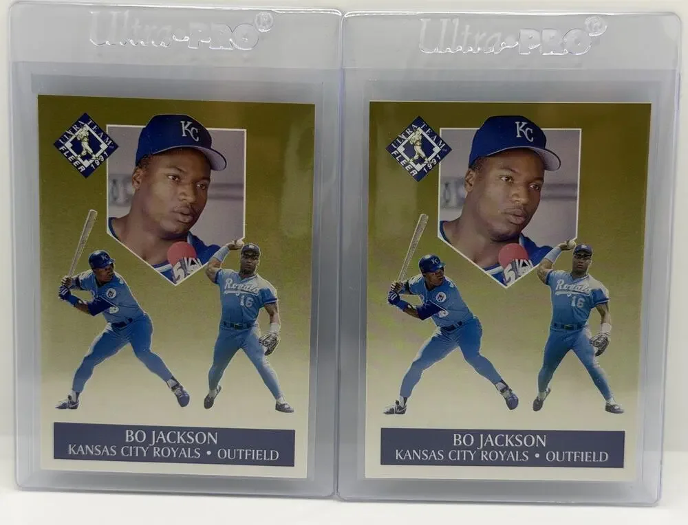 1991 Fleer Ultra - Ultra Team Bo Jackson #6 Lot Of 2 Cards